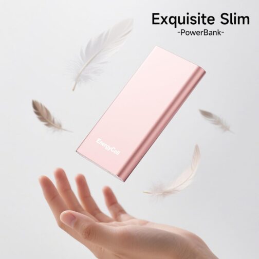 Power Bank Pilot 4GS 12000 mAh External Battery Dual 3A Portable Charger for iPhone 16/15/14/13, Tablet, Samsung Galaxy S23, Huawei etc. Rose Gold – Bild 6