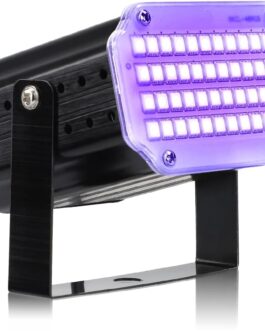Mini Strobe Light, 48 LED Disco Light, Party Light, Strobe Light with Remote Control, Sound Activated Flash Speed Control, RBG Flash Lights for DJ Bar, Christmas, Halloween, Show, Club, Karaoke