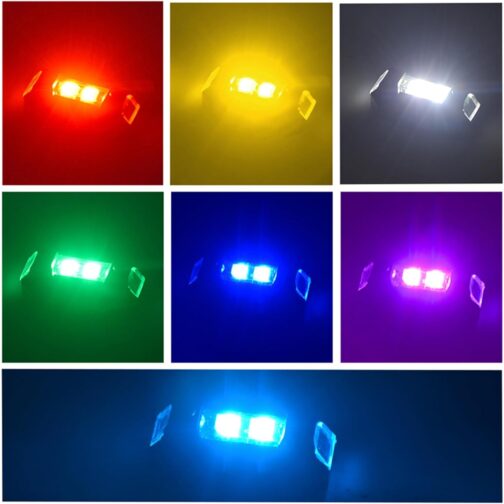 Pack of 4 Strobe Drone Light Flash Light, 7 Colours LED Aircraft Strobe Lights & USB Charging Flash Lights Drone Night Light for Drone – Bild 7