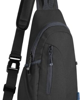 TITECOUGO Lightweight Chest Bag Small Shoulder Bag Lightweight Crossbody Backpack for Men Women and Children Shoulder Bag for Sports and Outdoor Use
