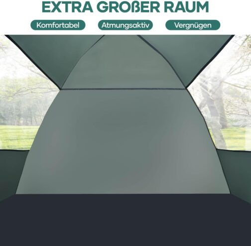 Camping Tent, Dome Tents for 2-3 People (S)3-4 People (L), Family Tent Camping Backpacking Tents Waterproof & Windproof Quick Set-up Tent for Picnic, Hiking, Outdoor Activities (2-3 Person) – Bild 4