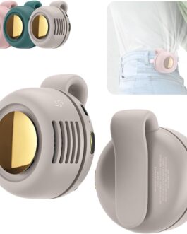 Ziswin Portable Clip Fan, for Hanging, USB Charging, Low Noise and Strong Wind, Suitable for Outdoor, Office, Bedroom and Travel, etc. (White)
