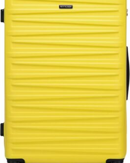 WITTCHEN Skyspeed Line ABS Hard Shell Suitcase Travel Suitcase Trolley Combination Lock Telescopic Handle 4 Wheels, yellow