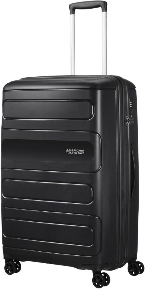 American Tourister Sunside Spinner 77 Expandable, 4.5 KG, 106/118L, Black – Bild 7