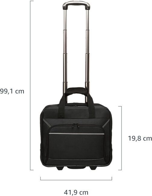 AmazonBasics Rolling Laptop Case on Wheels - Fits Most Laptops up to 16" – Bild 11