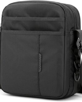 SPAHER Men’s Oxford Shoulder Bag for iPad Messenger Bag Waterproof Shoulder Bag Gift for Men Messenger Bag Crossbody Travel Work Bag Student Bag