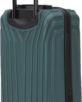 BEIBYE Suitcase Set Trolley Suitcase Hard Shell TSA Lock Twin Wheels Extension, dark green, Hard shell case
