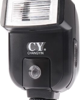 Hersmay CY-20 Universal Flash Speedlite for Camera Flash Electronic with Sync Connection for Nikon/Canon/Panasonic/Olympus/Pentax Digital DSLR Camera Flash Light