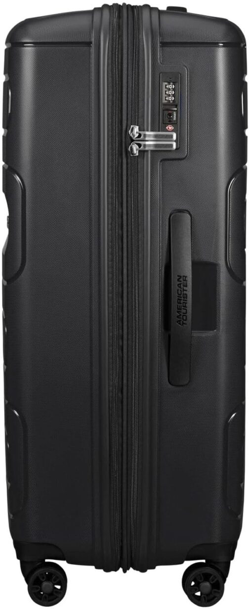 American Tourister Sunside Spinner 77 Expandable, 4.5 KG, 106/118L, Black – Bild 3