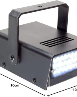 BeamZ BMS24LED Strobe Flasher, Strobo Disco Light, Flash Light, Strobe Effect Lamp, Disco Light Effect, White Light Flashes, LED Flash, Disco Lighting Effect Lights