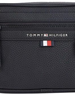 Tommy Hilfiger Men’s Essential Reporter Small Shoulder Bag, Black, One Size