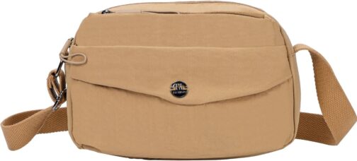 Lancry Crossbody Bag for Women Nylon Lightweight Crossbody Bag for Women Multi Pockets Casual Crossbody Bag with Adjustable Shoulder Strap