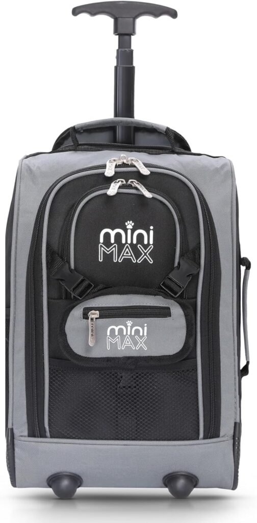 Aerolite MiniMAX 20L Ryanair 40 x 20 x 25 Maximum Size Hand Luggage Under Seat Trolley Backpack Hand Luggage Bag for Cabin with 2 Year Warranty, black, Backpack – Bild 7