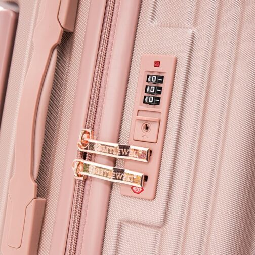 BETLEWSKI - Hand Luggage Suitcase Hard Shell - Travel Suitcase with 4 Wheels - Lightweight Hard Shell Suitcase ABS Rolling Suitcase with Lock - Model Titania - Size 56 cm x 37 cm x 22 cm 38 Litres, – Bild 7