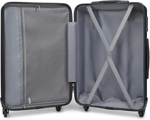 KONO Suitcase Travel Suitcase Lightweight Hard Shell Rolling Suitcase with TSA Lock and 4 Wheels, darkblue – Bild 6