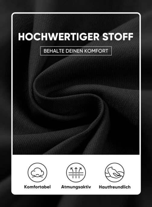 JMIERR Men's Cargo Trousers, Long Joggers, Sports Trousers, Elastic Waist with Drawstring, Sweat Trousers for Men with Pockets – Bild 5