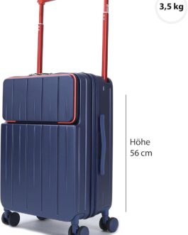 Gorilla Hard Shell Trolley for Business Travel – With External Laptop Compartment & TSA Combination Lock