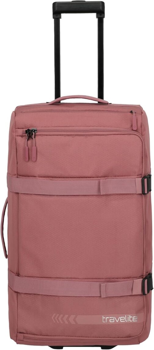 Travelite Kick-off trolley, rosé, 68 cm (Trolley M)
