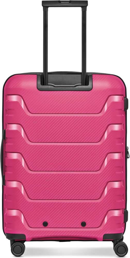 SMARTBOX Edition 01 Regular Item, Pink, Hard shell trolley with swivel castors – Bild 3