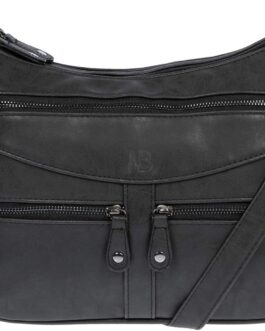 Christian Wippermann Women’s Shoulder Bag Crossover Bag Leather Look Handbag