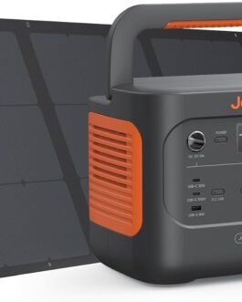 Jackery Powerstation 1000 v2 with 200 W Solar Panel, 1070 Wh LiFePO4 Solar Generator, 1500 W AC/100 W USB-C Output, 1 Hour Quick Charge for Camping, Motorhome, Emergency