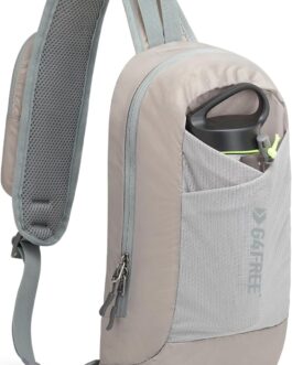 G4Free Shoulder Bag, RFID Blocking Crossbody Backpack with Front Pocket, Hiking Daypack, Chest Bag for Men and Women