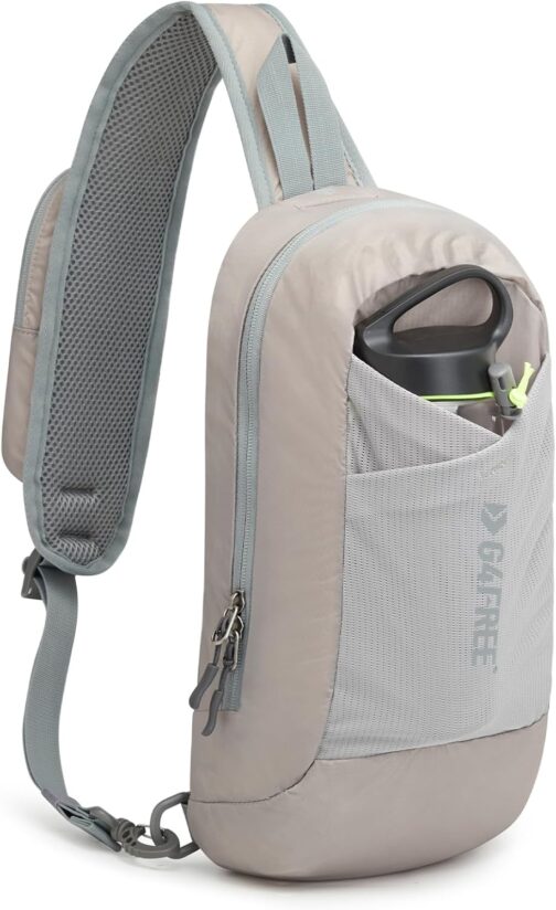 G4Free Shoulder Bag, RFID Blocking Crossbody Backpack with Front Pocket, Hiking Daypack, Chest Bag for Men and Women
