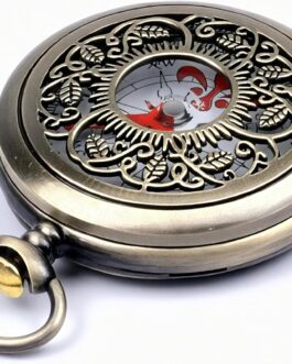 JUXINE Outdoor Compass with Metal Chains, Compass Hiking, Waterproof Brass Camping Tool Metal Pocket Children’s Compass, Durable, Shockproof, Waterproof, Hollow Brass for Outdoor Navigation