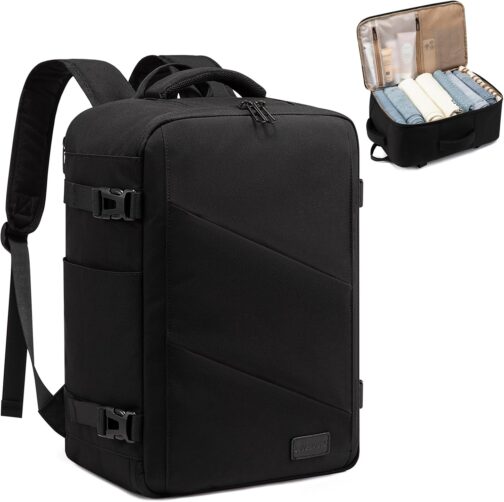LOVEVOOK Ryanair Hand Luggage 40 x 20 x 25 cm, Small Travel Backpack, Hand Luggage, Aeroplane Men Women, 14 Inch Laptop Backpack Bag, 20 L Carry On Luggage Travel Backpack Suitcase Backpack for