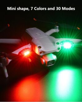 Pack of 4 Strobe Drone Light Flash Light, 7 Colours LED Aircraft Strobe Lights & USB Charging Flash Lights Drone Night Light for Drone
