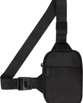 agctrler Shoulder Bag Men Women Small Waterproof Shoulder Bag Crossbody Bag Oxford Fabric Sling Bag Chest Bag Crossbody Mobile Phone Case for Travel, Hiking, Cycling, Running, black
