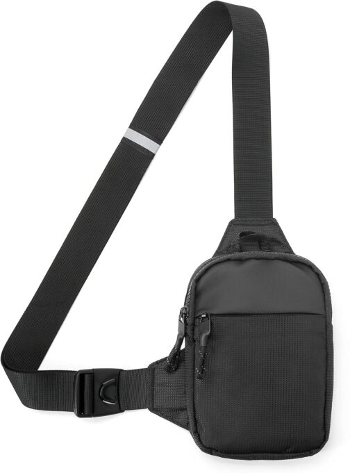 DONGKER Sling Chest Crossbody Bag, Waterproof Shoulder Bag, Crossbody Bag Backpack for Men and Women Hiking Outdoor Sports