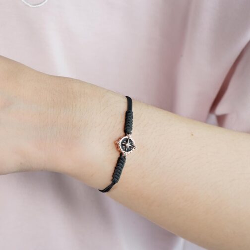 JENDEAR SHINE Rope Bracelet for Women Girls, Hand Braided Chain with Cubic Zirconia Charm, Mother's Day, Birthday, Graduation, Friendship Jewellery, Gift – Bild 4