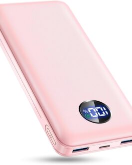 26800mAh Power Bank with LED Display, Fast Charging Portable Charger