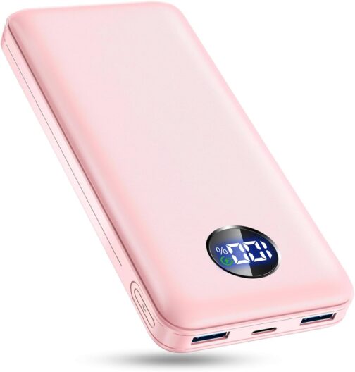 26800mAh Power Bank with LED Display, Fast Charging Portable Charger