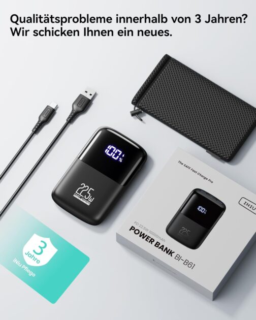 INIU Powerbank, Klein Aber Stark 22.5W 10000mAh PD3.0 QC4.0 Tragbares Schnellladegerät, Externer Akku mit Handyhalterung für iPhone 13 12 Pro Samsung S21 S20 Huawei Xiaomi LG iPad Tablet Airpods usw – Bild 7