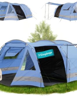 Skandika Kambo 4 Person Tunnel Tent with Large Lobby and 3,000 mm Water Column