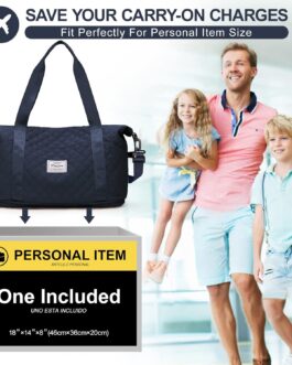 Travel Bag, Women’s Sports Bag, 40 x 20 x 25 cm, Ryanair Hand Luggage, Weekender Bag, Swimming Bag, Waterproof Travel Bag, Duffle Bag, Fitness Bag, Training Bag, for Trips and Gym