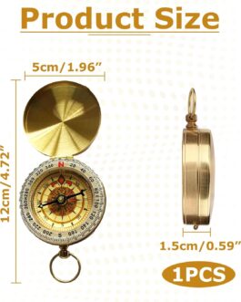 Compass Outdoor Compass, Compass, Children, Compass, Portable Compass, Pocket Compass, Hiking Compass, Portable with Luminous Numbers, for Outdoor Activities such as Camping Hiking Also