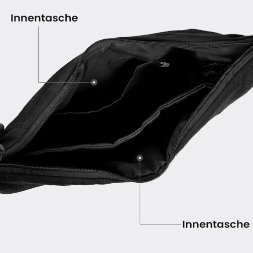 TIAASTAP Half Moon Shoulder Bag Nylon Large Crossbody Shoulder Bag Women Half Moon Slouchy Hobo Bag Bum Bag Women's Shoulder Bags – Bild 5