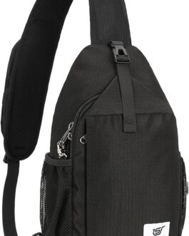 SKYSPER Shoulder Bag Chest Bag Crossbody Sling Bag Anti-Theft Shoulder Bag for Men & Women, black, M, Utility