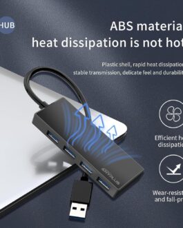 ANYPLUS USB Hub 3.0, 4 Port USB Hubs, Portable USB Splitter Mini USB Splitter for Desktop, Laptop, Xbox, Flash Drive, HDD, Console, Printer, PC, Keyboards, HP, Dell
