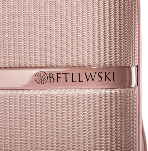 BETLEWSKI - Hand Luggage Suitcase Hard Shell - Travel Suitcase with 4 Wheels - Lightweight Hard Shell Suitcase ABS Rolling Suitcase with Lock - Model Titania - Size 56 cm x 37 cm x 22 cm 38 Litres, – Bild 4
