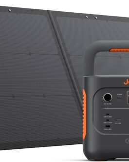 Jackery Solar Generator 1000 v2 with 100 W Solar Panel, 1070 Wh LiFePO4 Portable Power Station, 1500 W AC/100 W USB-C Output, 1 Hour Quick Charge for Outdoor, Off-Grid, RV, Emergency