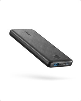 Anker Power Bank (PowerCore 10K), Compact Battery Pack with 10000mAh Capacity, PowerIQ Charging Technology and USB-C for iPhone, iPad, Samsung Galaxy, Pixel and More