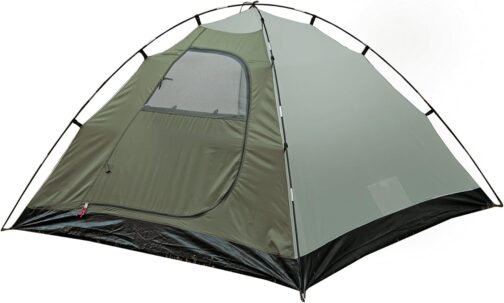 High Peak Nevada 3 Dome Tent Camping Tent with Stem, Igloo Tent for 3 People, Double Walled, Waterproof, Ventilation System, Weather Protection Entrance, Mosquito Protection – Bild 4