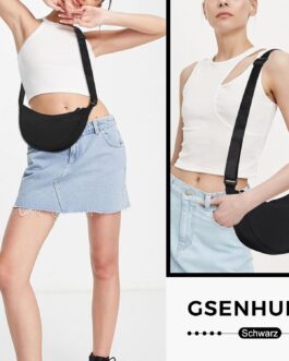 GSenhui Half Moon Bag Cord Shoulder Bag Women’s Cord Crossbody Bag Women’s Shoulder Bags Large Capacity Half Moon for Women Daily Casual
