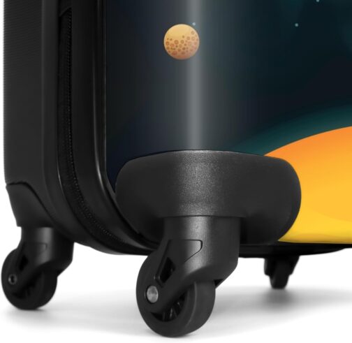 NoBoringSuitcases.com® Children's Suitcase, Hand Luggage, Hard Case with TSA Lock, Boys and Girls, Trolley, Travel Suitcase, Carry on, Rolling Suitcase, Small or Medium, 21 Planetary System - – Bild 6