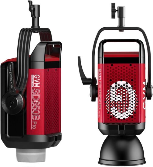 GVM PRO 650W Video Light Bownes, Two-Tone 2700K-6800K COB Studio Light Photography Continuous Light with App Controll, 81300Lux@1m Photo Light for Video Studio, YouTube Streaming, 12 Effects CRI – Bild 4