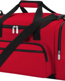 Sports Bag, Travel Bag, Fitness Bag with Shoulder Strap, Weekend Bag for Men and Women, red, Sports bag